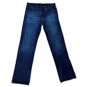 Joe's Jeans 33 Waist The Rebel Straight Leg Fit Dark Blue Denim Women's Jeans